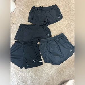 Bundle! Four pairs of Nike running shorts